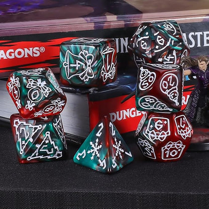 CiaraQ Polyhedral Dice Set, 6 Colors - Image 5