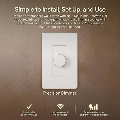 Insteon i3 Dial Smart Dimmer Light Switch, Smart Home and Electronics Rotary - Image 6