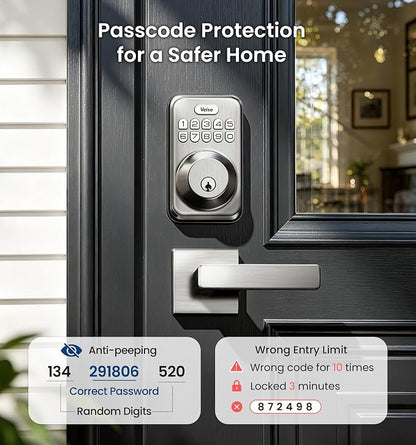 Veise Keyless Entry Door Lock - Image 7