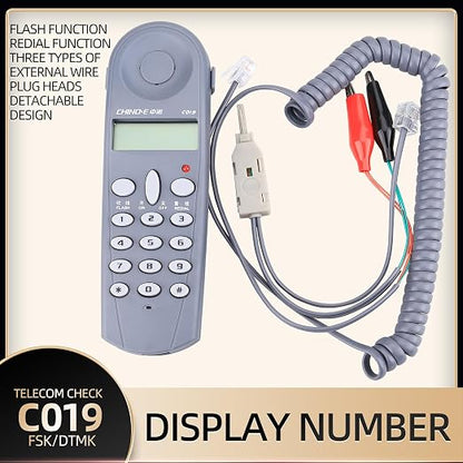 C019 Telephone Phone Line Network Cable Tester, RJ11 RJ45 Connector Tester - Image 2