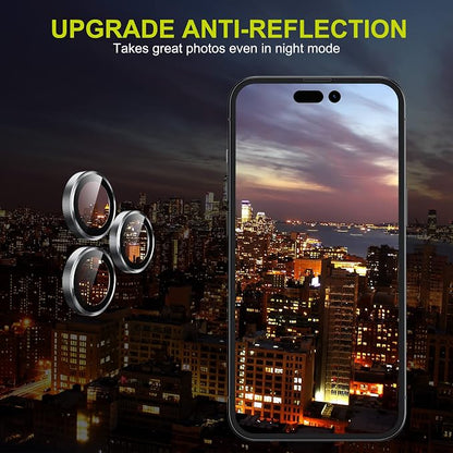 WSKEN for iPhone 14 Pro/iPhone 14 Pro Max Camera Lens Protector, HD Tempered - Image 6