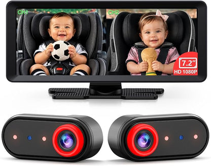 LUCKVIEW BM5PRO 7.2" 1080P HD Baby Car Camera by Luckview