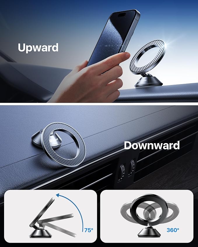 andobil for Magsafe Car Mount Dashboard Cell Phone Holder Magnetic Phone Holder - Image 8