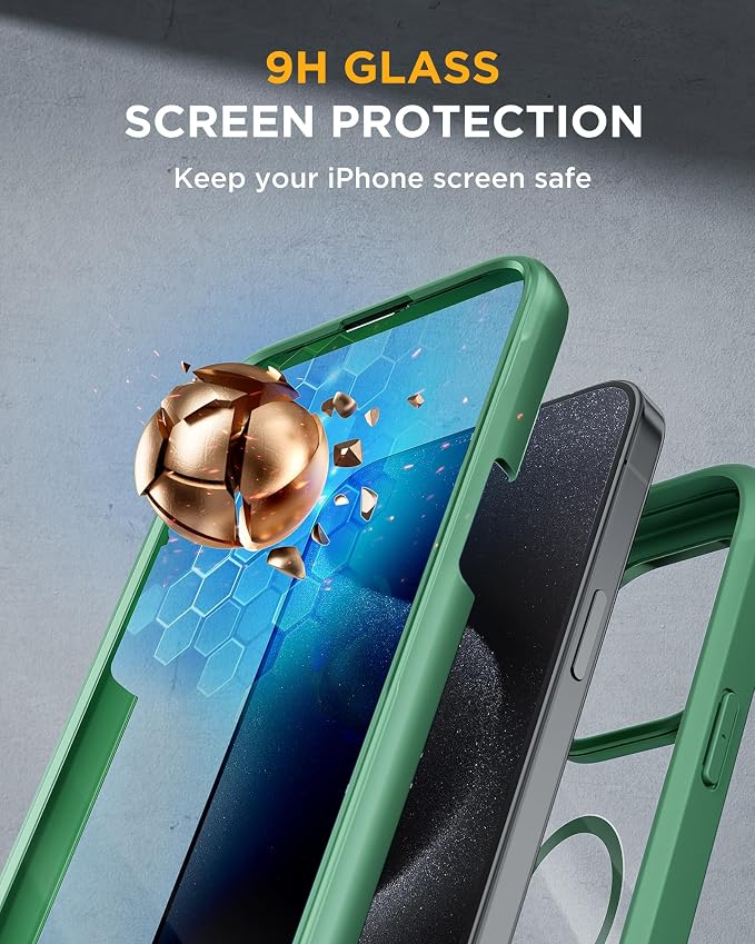 Miracase Magnetic for iPhone 15 Pro Max Case 6.7'' Full-Body Phone case - Image 4