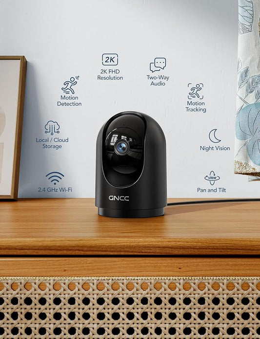 GNCC Indoor Security Camera, 2K Cameras - Image 2