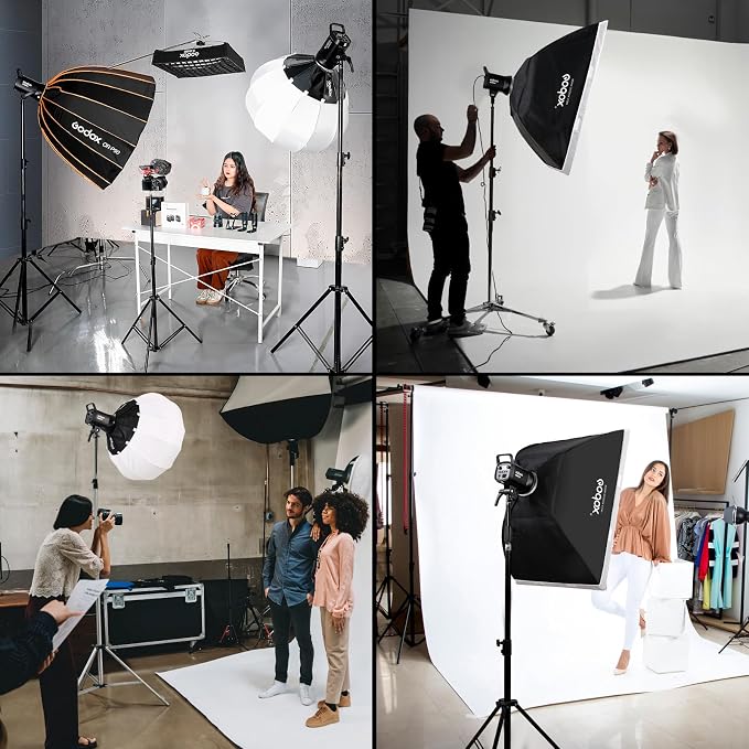 Godox SL60IID Softbox Lighting Kit Professional Studio Equipment - Image 8