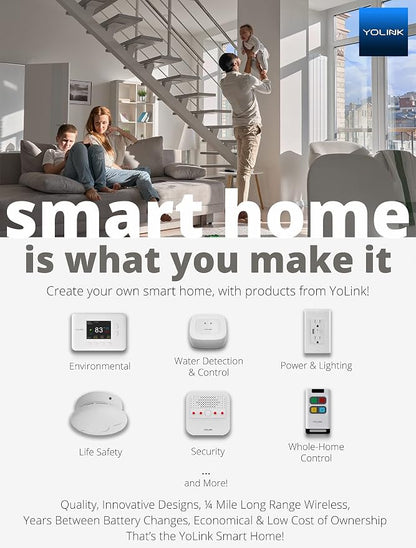 YoLink Smart Thermostat, Now Heat Pump Compatible, Android & iOS App, YoLink - Image 6