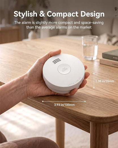 SITERWELL Smoke Detector Fire Alarms, 10 Year Battery Smoke Alarm Fire Detectors - Image 6