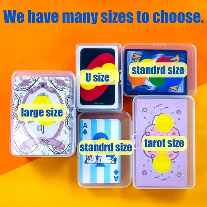 8 Pcs Playing Card Case, Small Clear Box, Plastic Deck Box, Card Deck Holder - Image 7