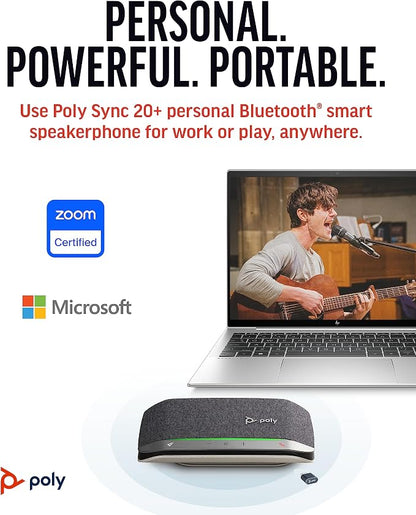 Poly Sync 20+ Personal Portable Bluetooth Speakerphone - Image 2