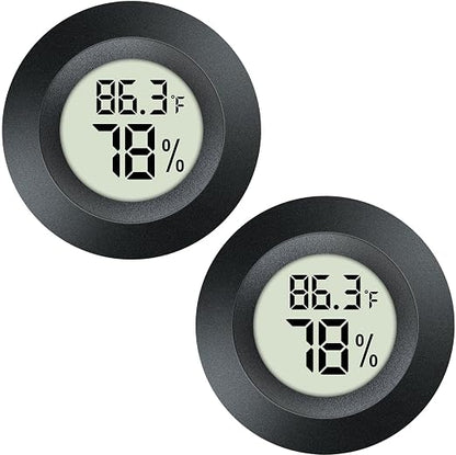 2 Pack Hygrometer Thermometer Mini Digital LCD Monitor Indoor/Outdoor Humidity - Image 6