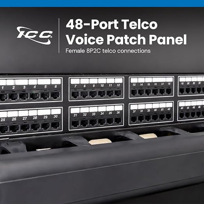 ICC Voice 8P2C Telco Patch Panel - Image 2