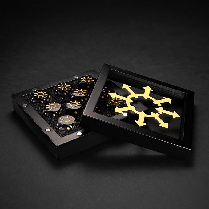 D6 Dice Set – 10× Six-Sided Resin Dice by DiceBell