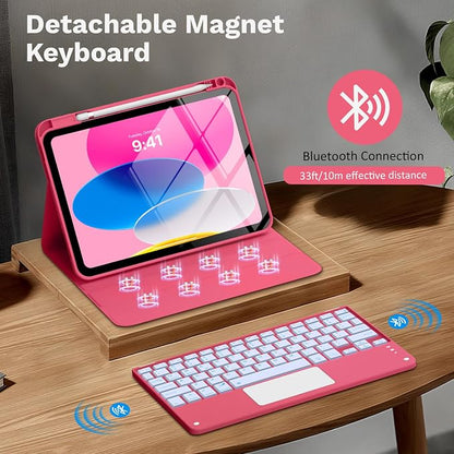 MoKo Touch Keyboard Case for iPad 11th Generation 11 inch 2025, iPad 10th - Image 4