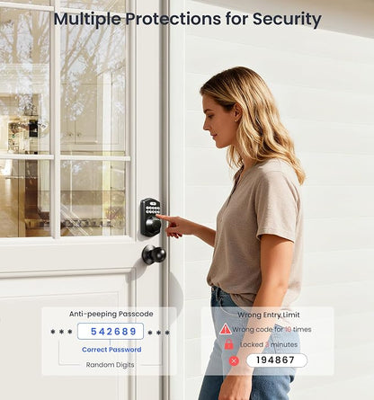 Veise Fingerprint Door Lock - Image 7