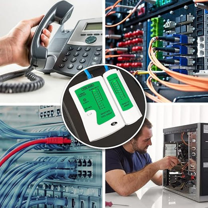 Network Cable Tester for RJ45 & RJ11 & RJ12, Ethernet LAN Cable Tester for Cat5 - Image 6