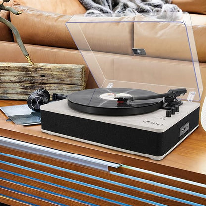 LP&NO.1 Record Player wirelessTurntable - Image 2