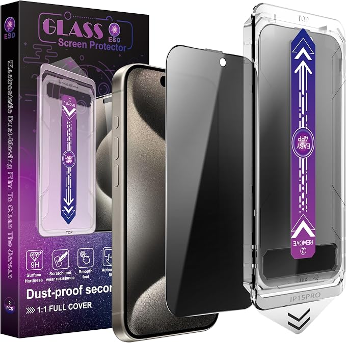 2 Pack Privacy Screen Protector by Unknown