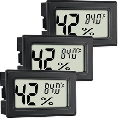 EWPJDK Mini Hygrometer Indoor Humidity Meter Hygrometer Thermometers 4 Pack by EWPJDK