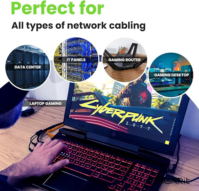 GearIT Cat 6 Ethernet Cable Cat6 Network Patch, Snagless Cord, Internet - Image 8