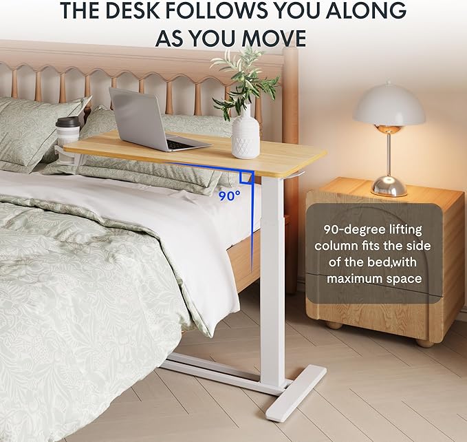 FLEXISPOT H7 Adjustable Overbed Bedside Table - Image 4