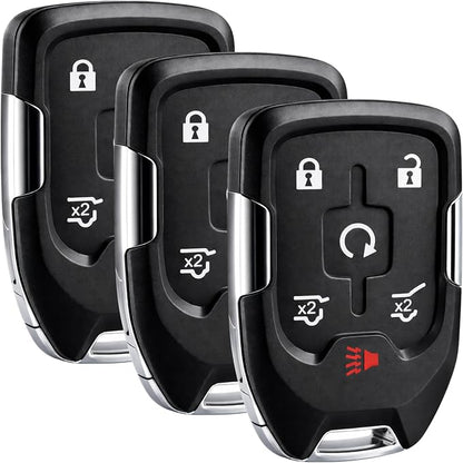 3X Smart Key Fob Replacement for 2015-2020 Chevy Suburban Tahoe GMC Yukon Yukon by USAREMOTE