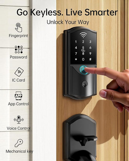 Built-in WiFi Smart Lock with Handle Set - Image 4