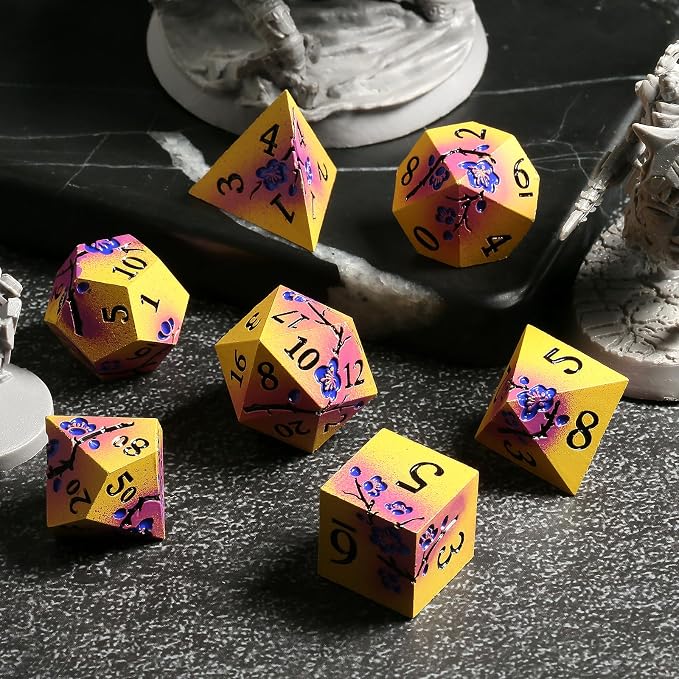 DNDND Flowers Metal Dice - Image 4
