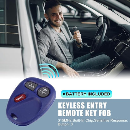 X AUTOHAUX 315MHz KOBLEAR1XT Replacement Keyless Entry Remote Key Fob - Image 2