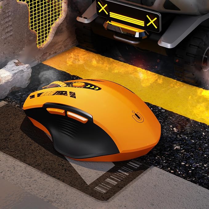 Bluetooth Mouse, Visible Battery Level, Rechargeable Ergonomic Wireless Mouse - Image 8