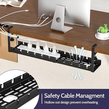 Shikha 2 Pack Cable Management Under Desk, 15.7"-31" Retractable Cable - Image 7