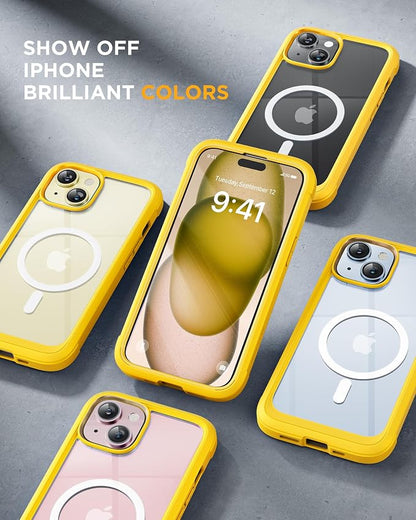 Miracase Glass Series for iPhone 15 Case Full-Body Magnetic Case - Image 5