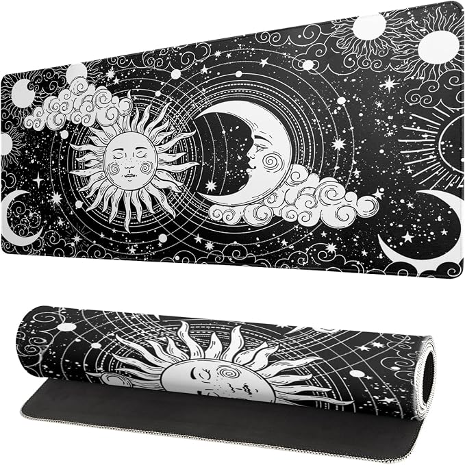 Magic Astrology Extended Big Mouse Pad Large, Gaming Mouse Pad Desk Pad by Siski
