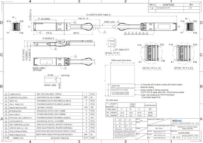10Gtek 40G QSFP+ DAC Cable - Image 6