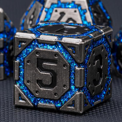 DND Metal Dice Set, Polyhedral Dice Set - Image 3