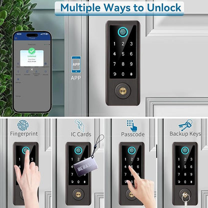 BEBASIA Smart Fingerprint Door Lock - Image 2