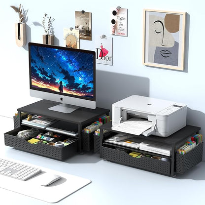 Desk Organizer and Accessories, Computer Monitor Stand Riser - Image 7