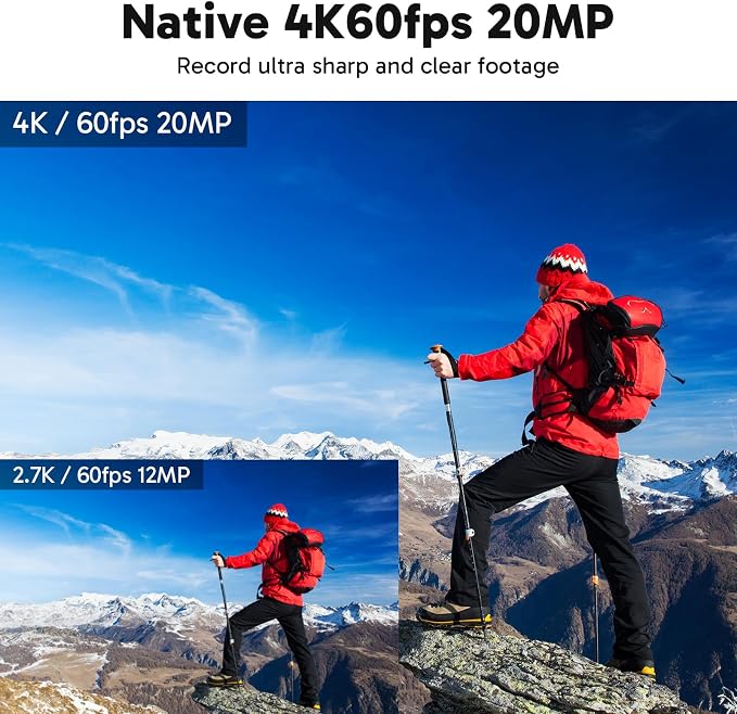 AKASO V50 Elite 4K60fps Touch Screen WiFi Action Camera Voice Control EIS 131 - Image 2