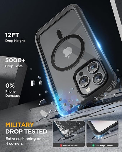 Miracase Magnetic for iPhone 15 Pro Case Full-Body Bumper Phone case - Image 4