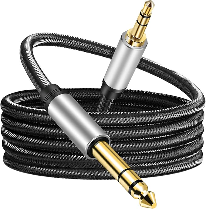 3.5 mm to 6.35 mm Audio Cable 12Ft, Amplifiers by Unknown