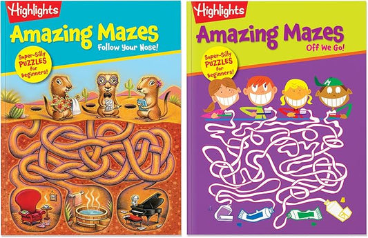 Highlights for Children Amazing Mazes Beginner Maze Books for Kids Ages 3-6 by Highlights