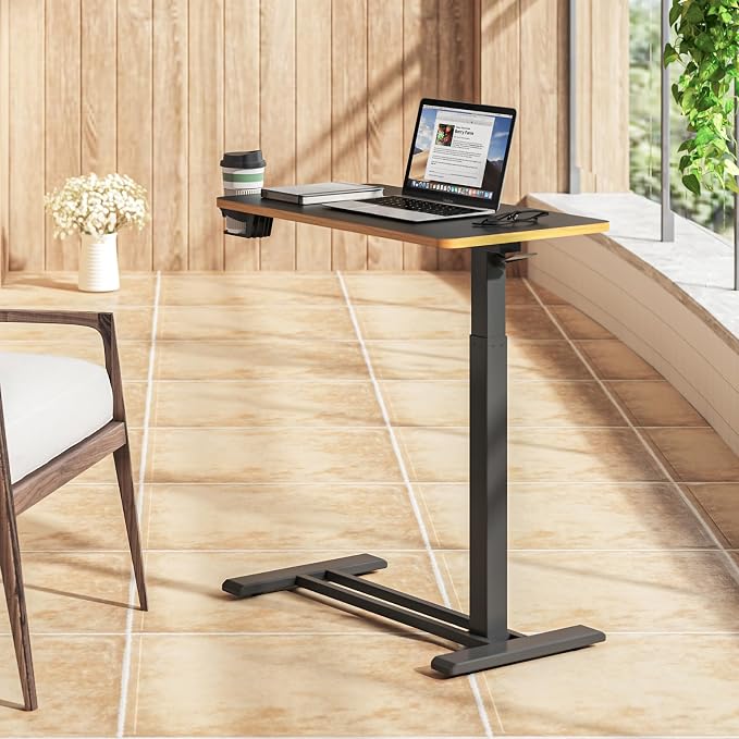 SANODESK Medical Adjustable Overbed Bedside Table - Image 6