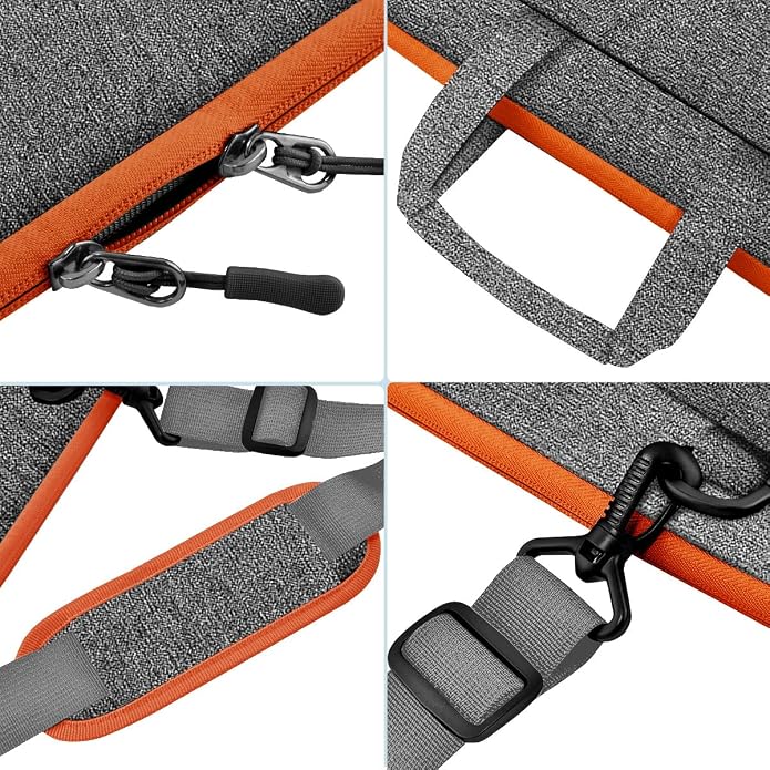 Universal Laptop Shoulder Bag 13-17.3 Inch Shockproof Briefcase - Image 5