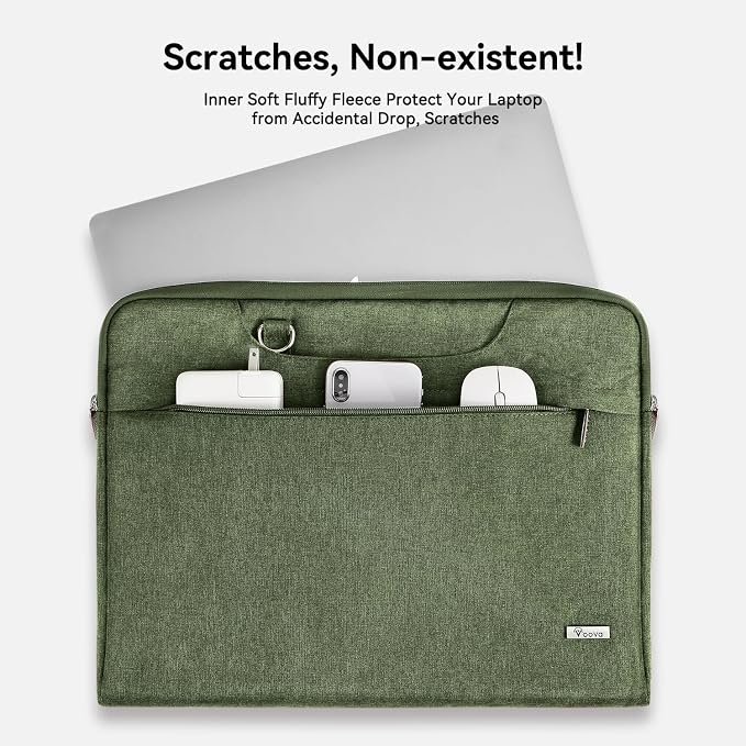 Voova Laptop Bag 15.6 Inch, Waterproof Computer Sleeve Carrying Case - Image 2