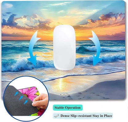 Aesthetic Sunrise Sunset Beach Custom Mouse Pad - Image 5