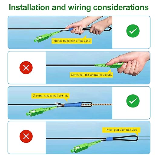 30 Meters SC/APC to SC/APC Fiber Optic Internet Cable, Outdoor Armored Single - Image 6