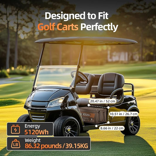 48V 100Ah Lithium Battery for Golf Cart - Image 2
