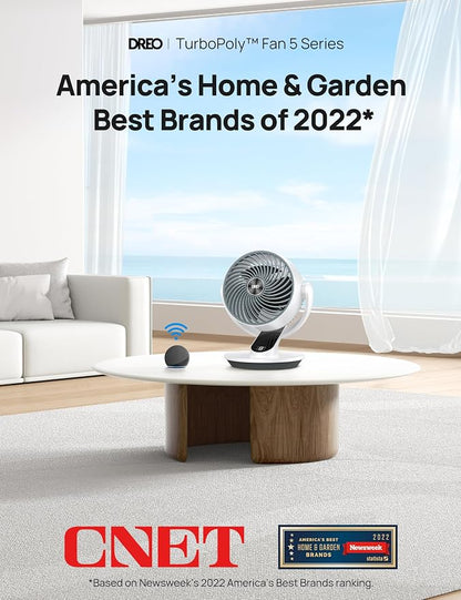 Dreo Smart Fan for Bedroom, 120° Vertical and 90° Oscillating Fan - Image 2