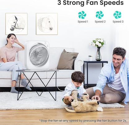 AMACOOL Table Fan, 12 inch Box Fan - Image 2