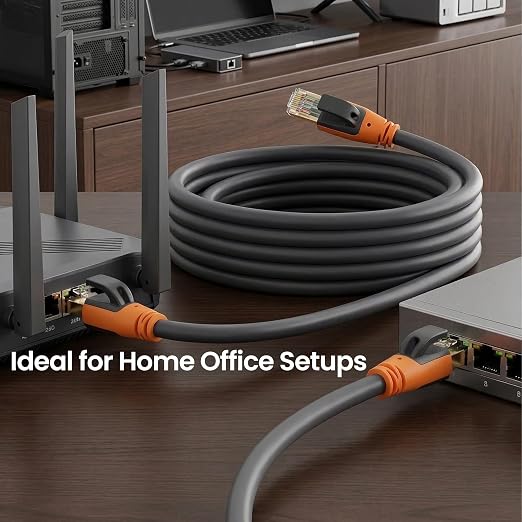 Cat 8 Ethernet Cable 25ft, High Speed LAN Cables 40Gbps 2000MHz Shielded - Image 11